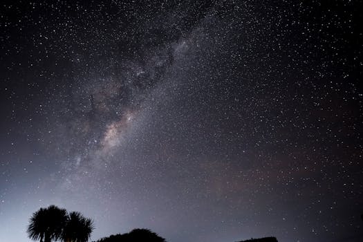 Photo of the Starry Night Sky