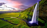 seljalandsfoss, waterfalls, iceland, falls, cliffs, water, stream, river, outdoors, scenic, panorama, fields, meadows, grasslands, landscape, nature, rural, countryside, iceland, iceland, iceland, iceland, iceland, river, river, river, landscape, nature, nature